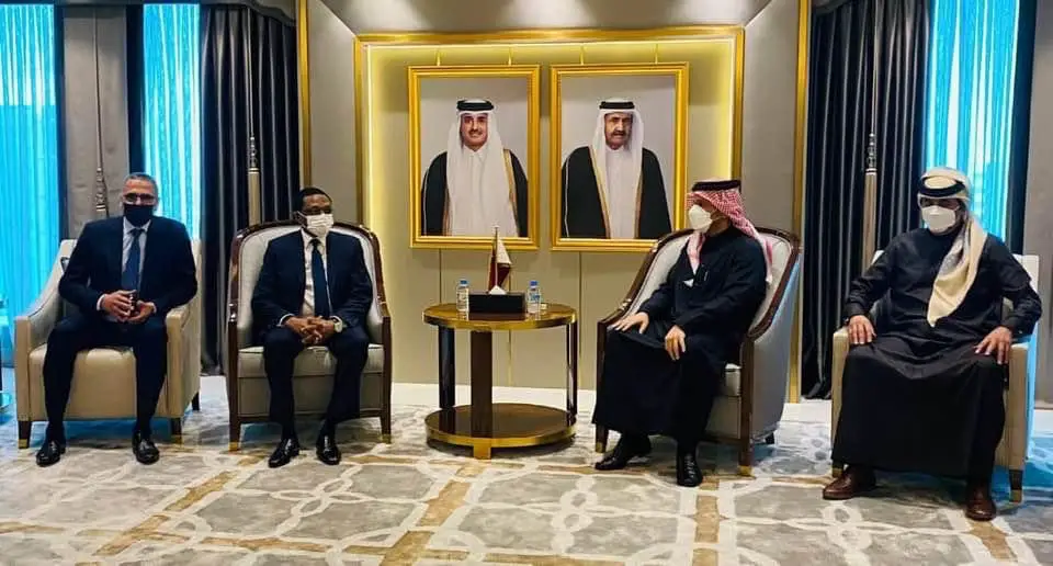 السفير شريف محمد زين في الدوحة في إطار إجراءات الحوار العسكري