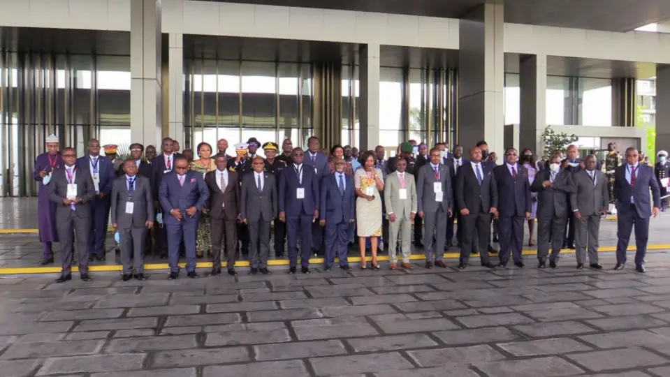 Les ministres du COPAX présents à Brazzaville