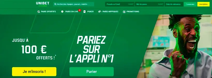 Unibet apk - App pour les Paris Sportifs