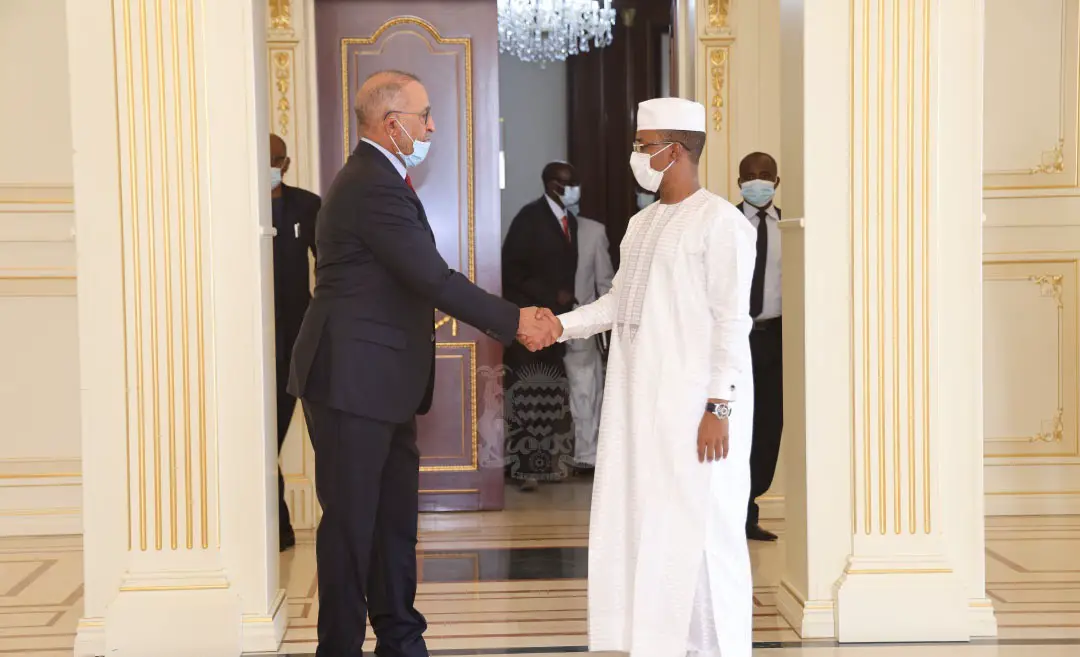 Tchad : l'homme d'affaires Tikour Mokhtar Mehedi reçu à la Présidence