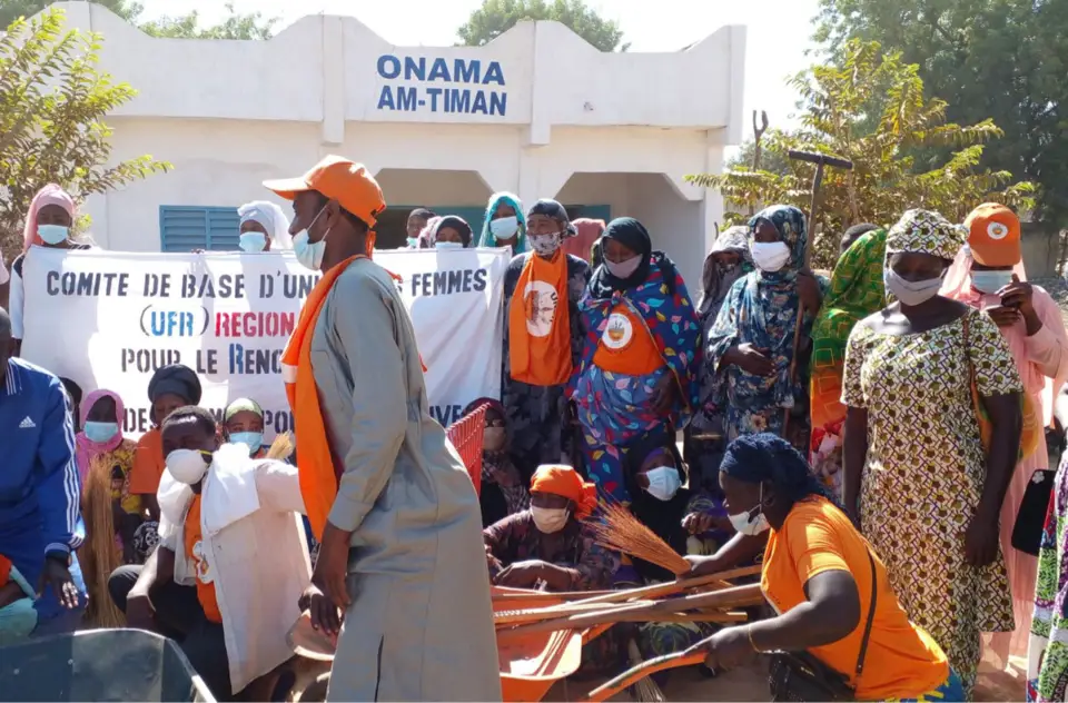 Tchad : des actions citoyennes de l'UNDR à Am-Timan pour contrer la Covid-19