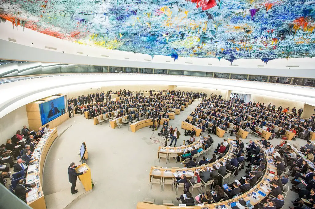 Le Conseil des droits de l'homme des Nations Unies à Genève. © ONU/Elma Okic