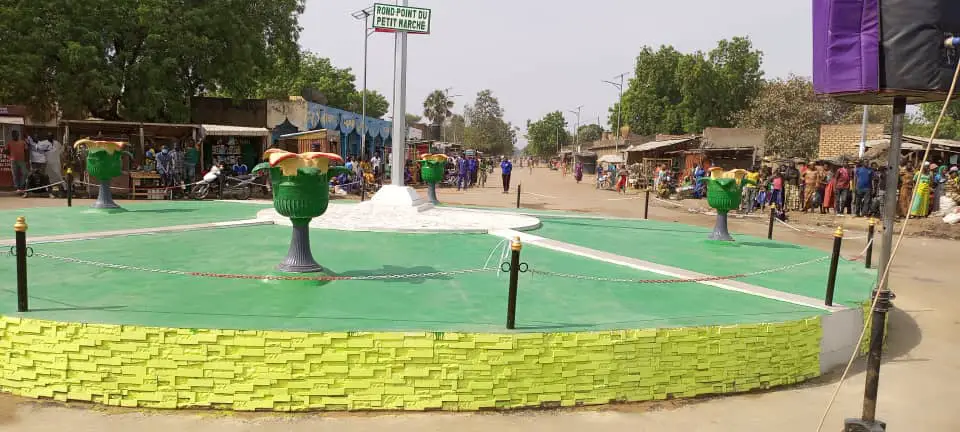Tchad : la mairie de Sarh inaugure un rond-point pour fluidifier la circulation