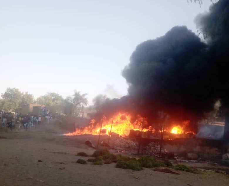 Tchad : il jette son mégot de cigarette et déclenche un incendie au marché d'Adré