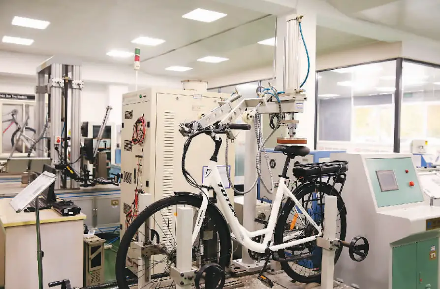 A bike manufactured by Chinese enterprise Tianjin Golden Wheel Group. (Photo provided by Tianjin Golden Wheel Group)