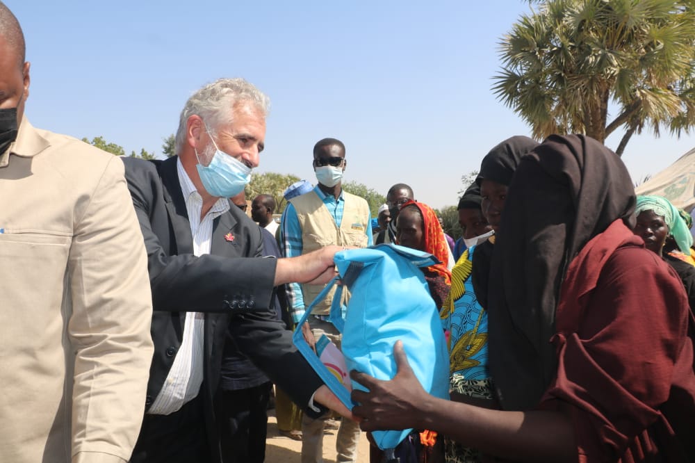 UNFPA Y WAHO con los refugiados de Kalambari y escuchando a los jóvenes