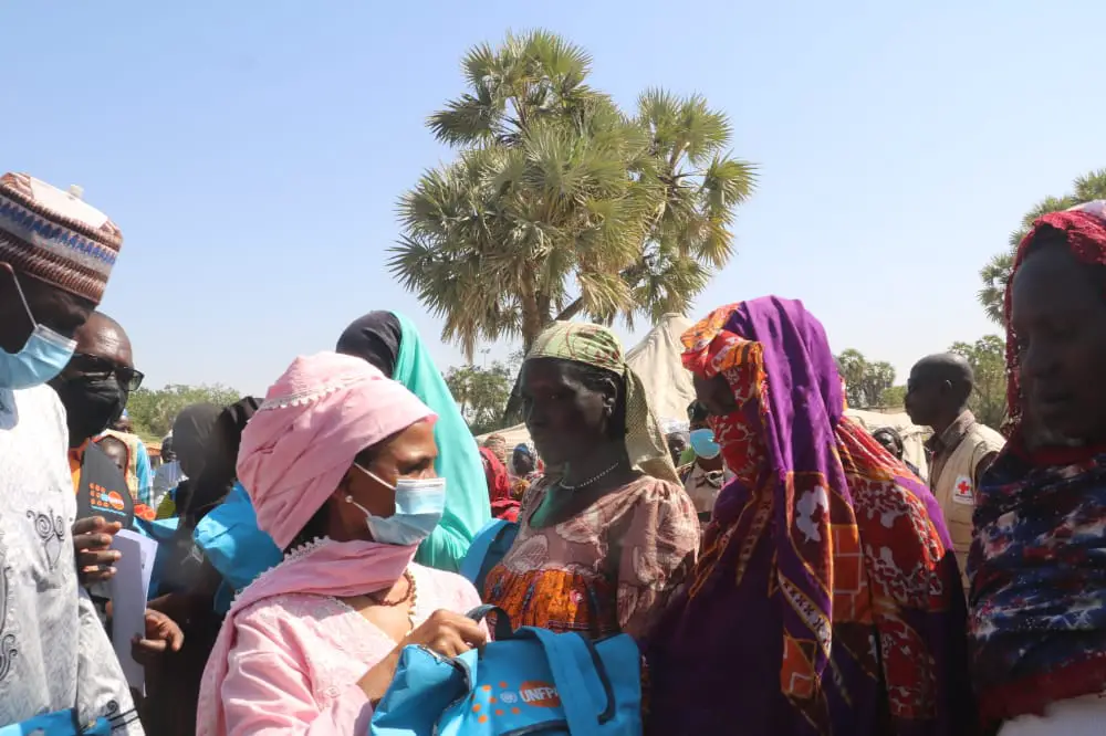 Tchad : l’UNFPA ET l'OOAS aux côtés des réfugiés de Kalambari et à l’écoute des jeunes
