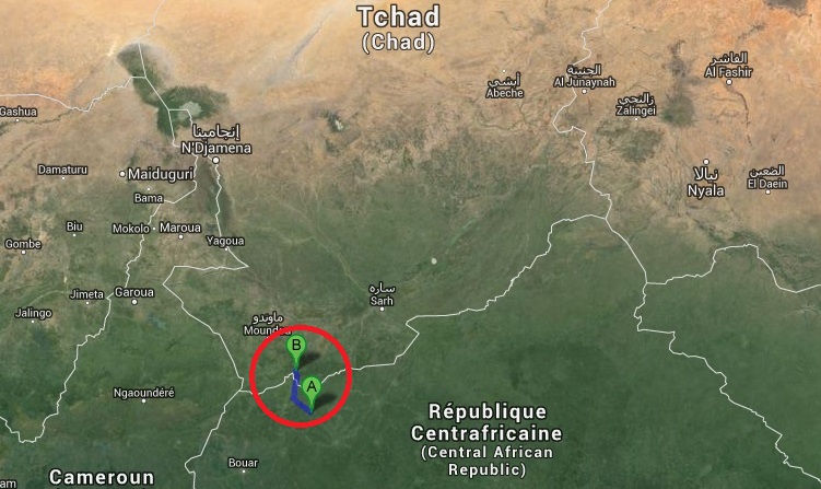 Donnés cartographique Google. Donnés cartographique Google.