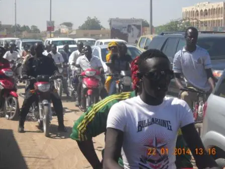 Des embouteillages aujourd'hui à N'Djamena. © Alwihda Info/MR