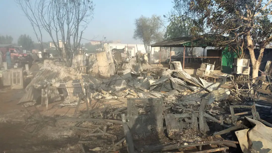 Tchad : un marché entièrement calciné par un incendie à N'Djamena