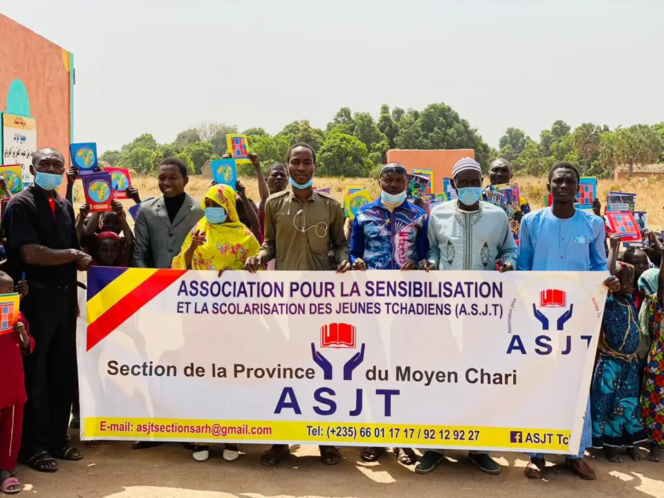 Tchad : l'ASJT appuie la scolarisation des élèves dans les villages du Moyen-Chari