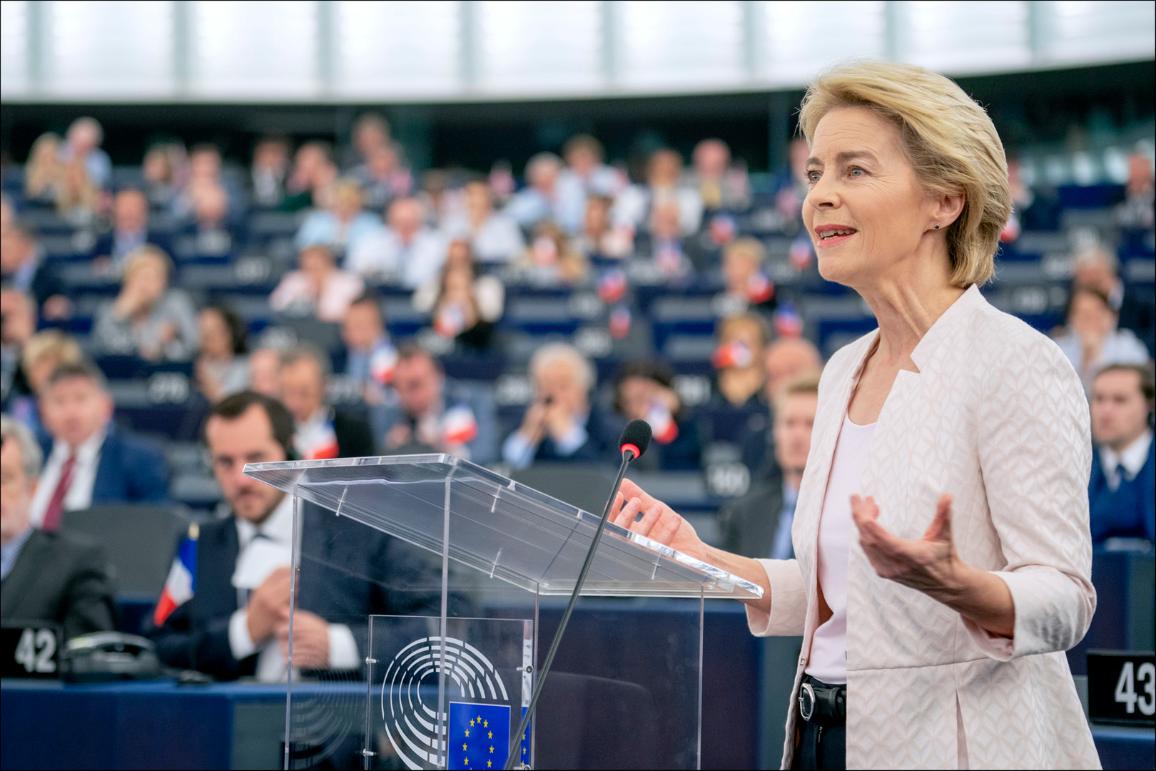 Ursula Von Der Leyen, présidente de la Commission européenne. © DR