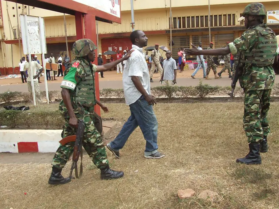 Il a été automatiquement arrêté par d'ex-FACA avant d'être remis aux soldats burundais de la MISCA. Crédit photo : Molengue Ti Beafrika