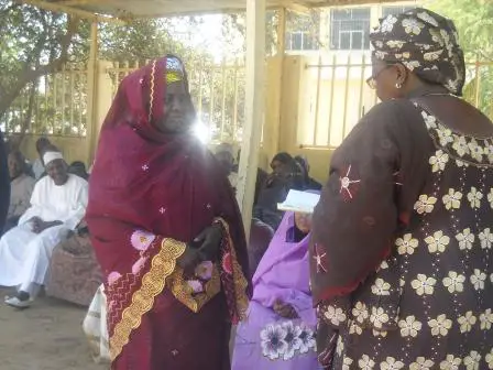 Les tchadiens de la diaspora font un don à leurs compatriotes rapatriés de RCA. Alwihda Info/M.R.