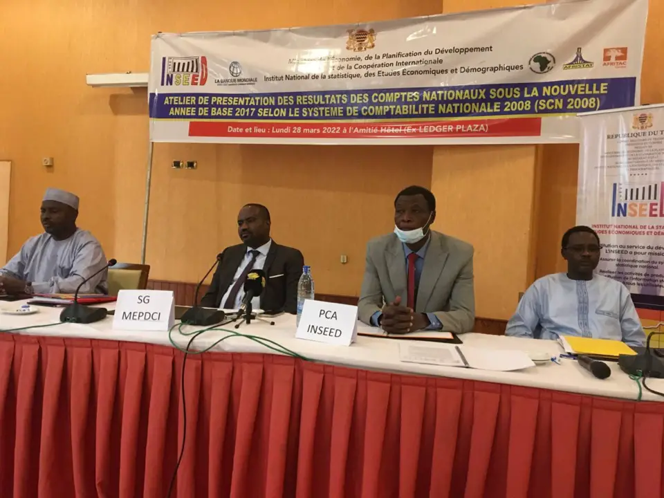 Tchad : l'INSEED présente les bilans des comptes nationaux sous un format rénové