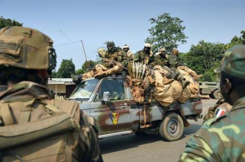 Soldats tchadiens de la MISCA. Crédit photo : Sources