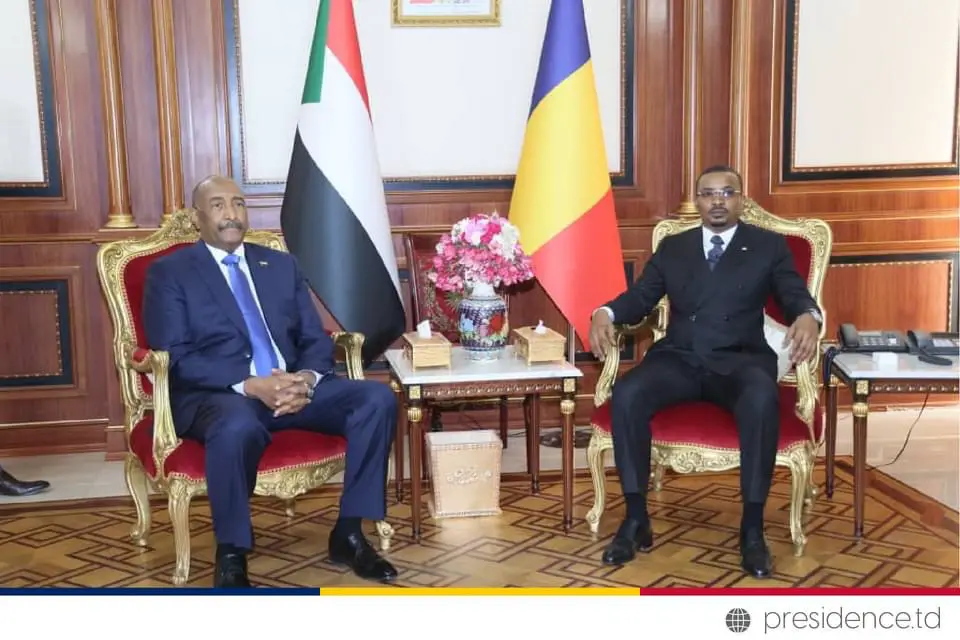 Tchad : le président soudanais reçu à la Présidence