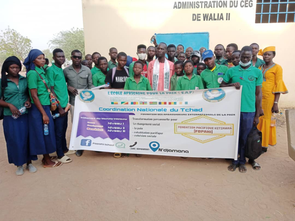 Tchad : l’École africaine pour la paix forme des jeunes ambassadeurs à N’Djamena Tchad : l’École africaine pour la paix forme des jeunes ambassadeurs à N’Djamena