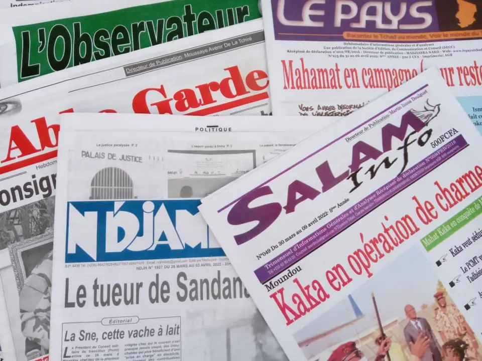 Tchad : la revue de presse du 28 mars au 3 avril 2022. © Alwihda Info