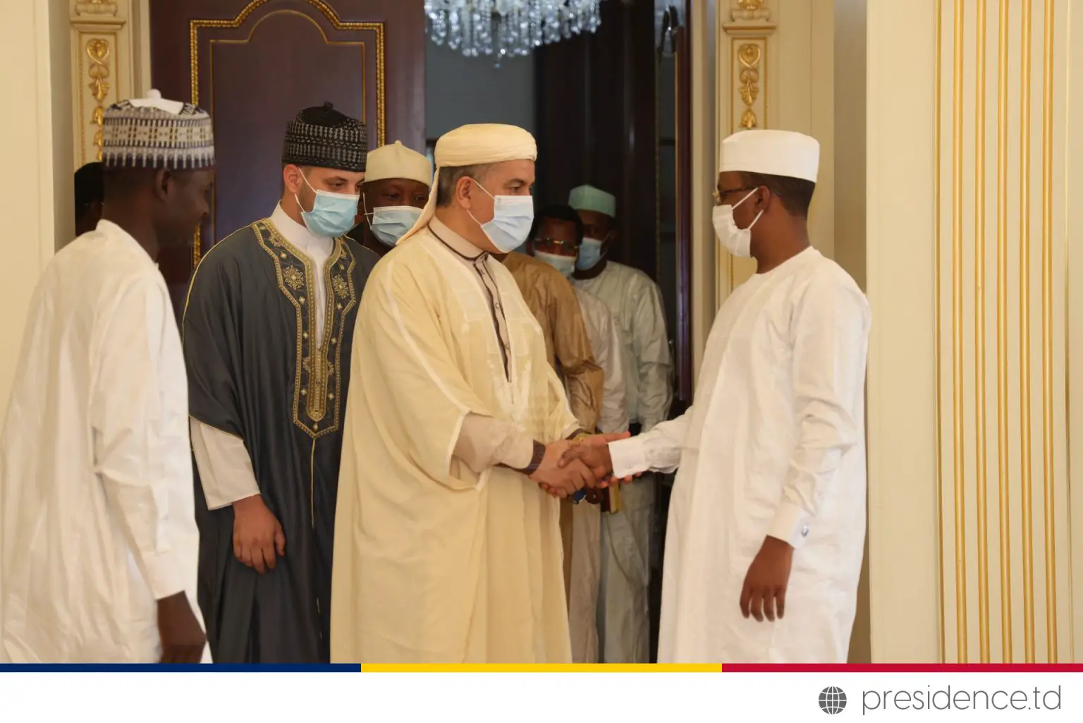 Tchad : une délégation de la Ligue des Oulémas du Sahel reçue à la Présidence. © PR
