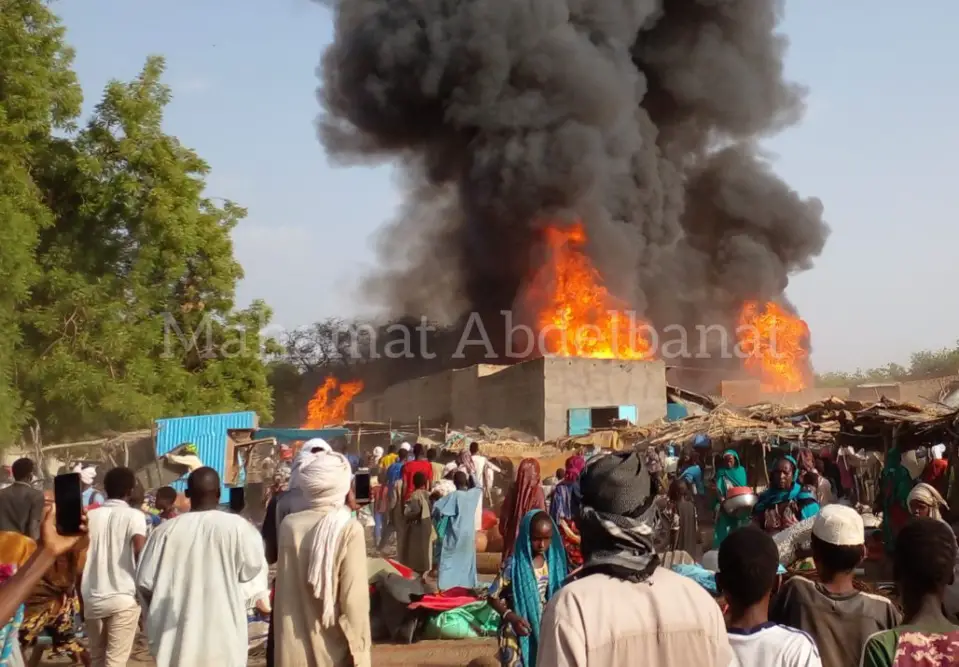 Tchad : voici le bilan officiel de l'incendie qui a détruit le marché central d'Am-Timan