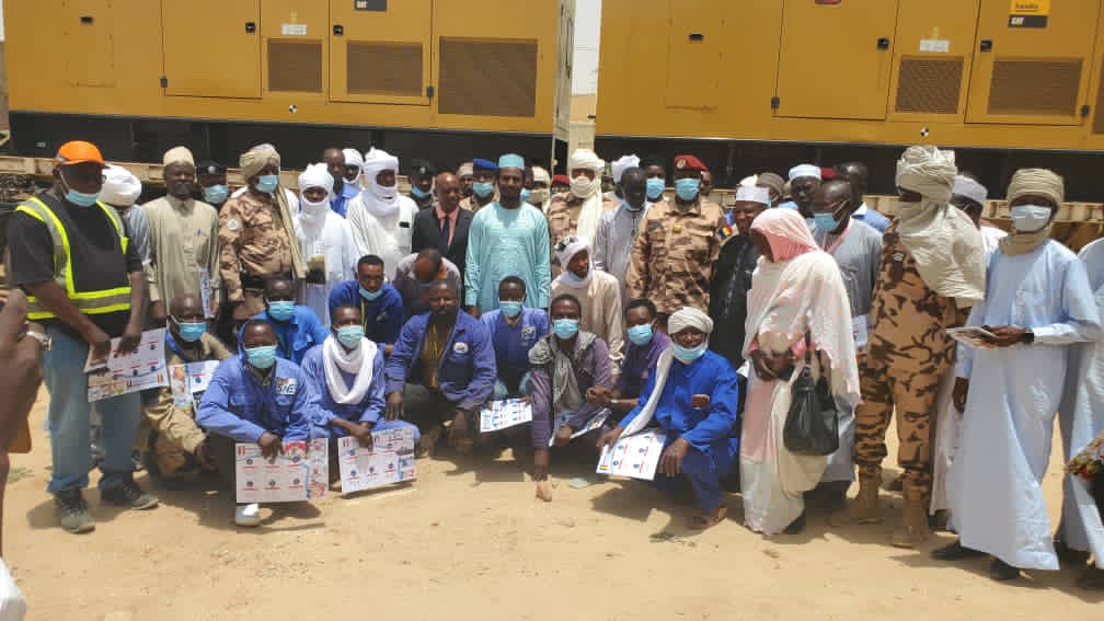 Tchad : trois nouveaux générateurs réceptionnés à Abéché