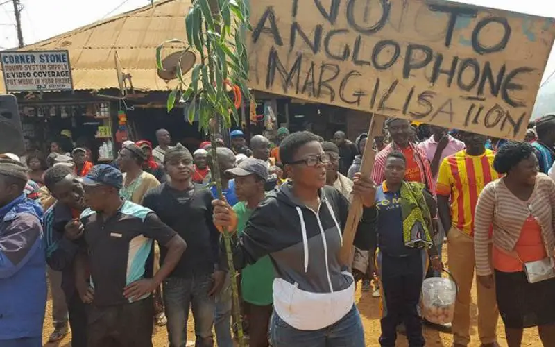 Manifestations au Cameroun, 2016.