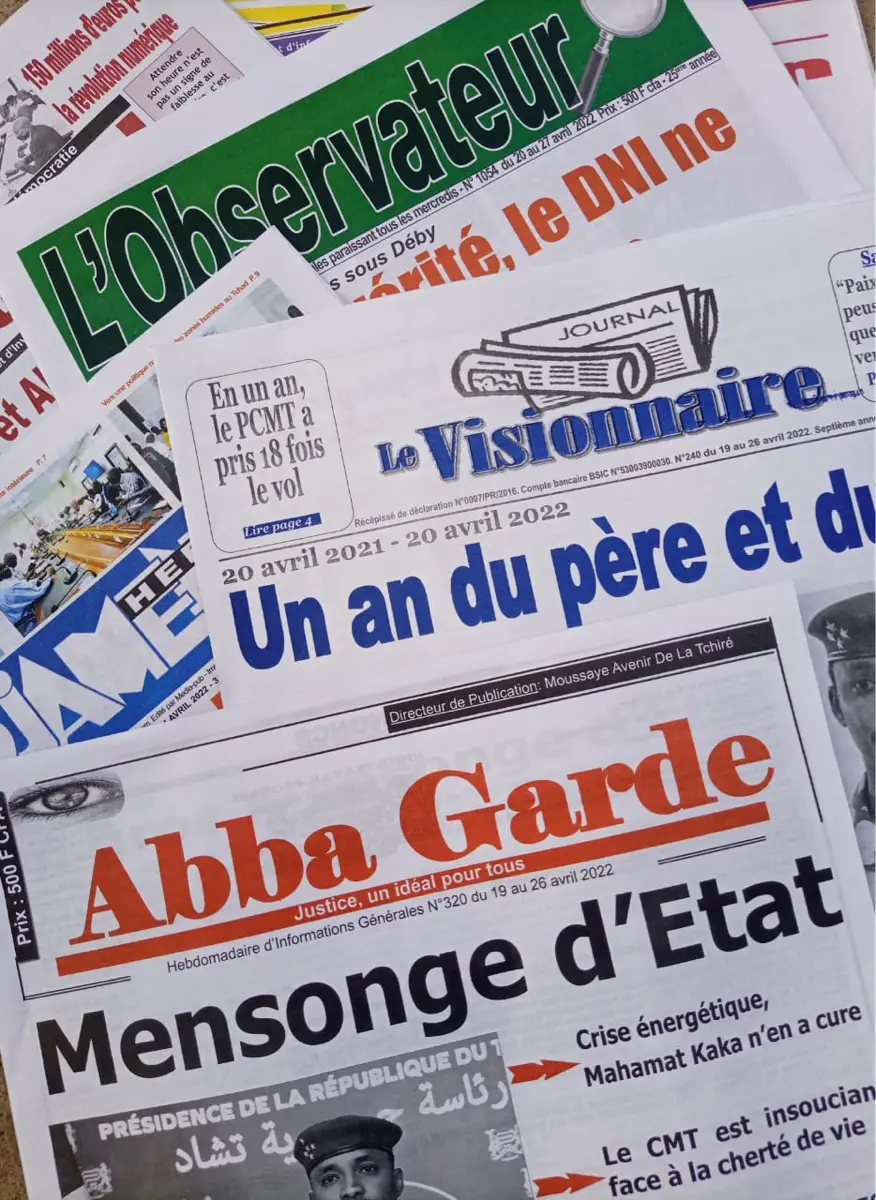 Tchad : la revue de presse du 18 au 24 avril 2022