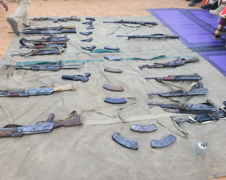 Tchad : 12 malfaiteurs arrêtés et des armes saisies au Sila
