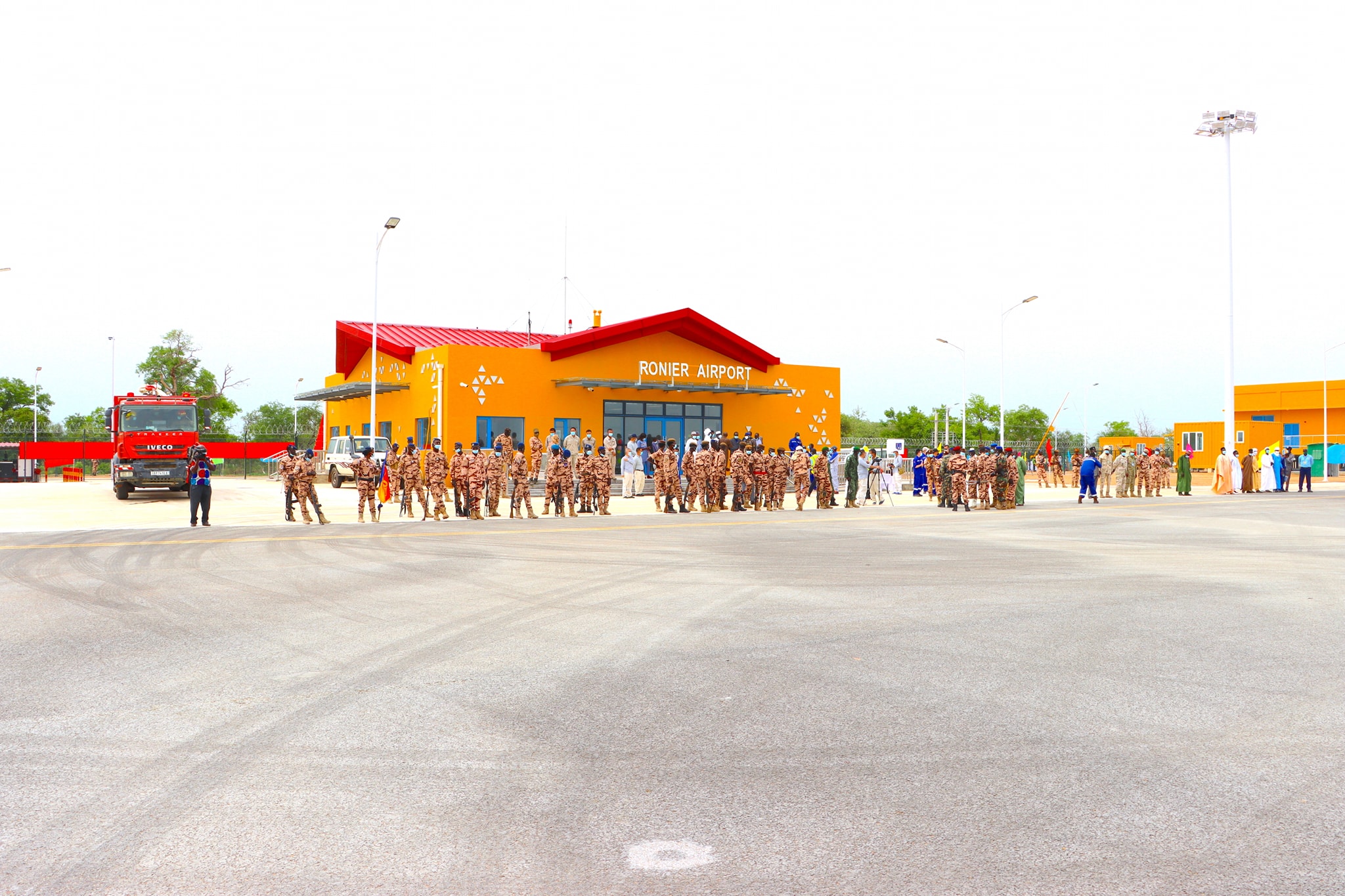 Tchad : un nouvel aéroport inauguré à Ronier. © Min. Pétrole