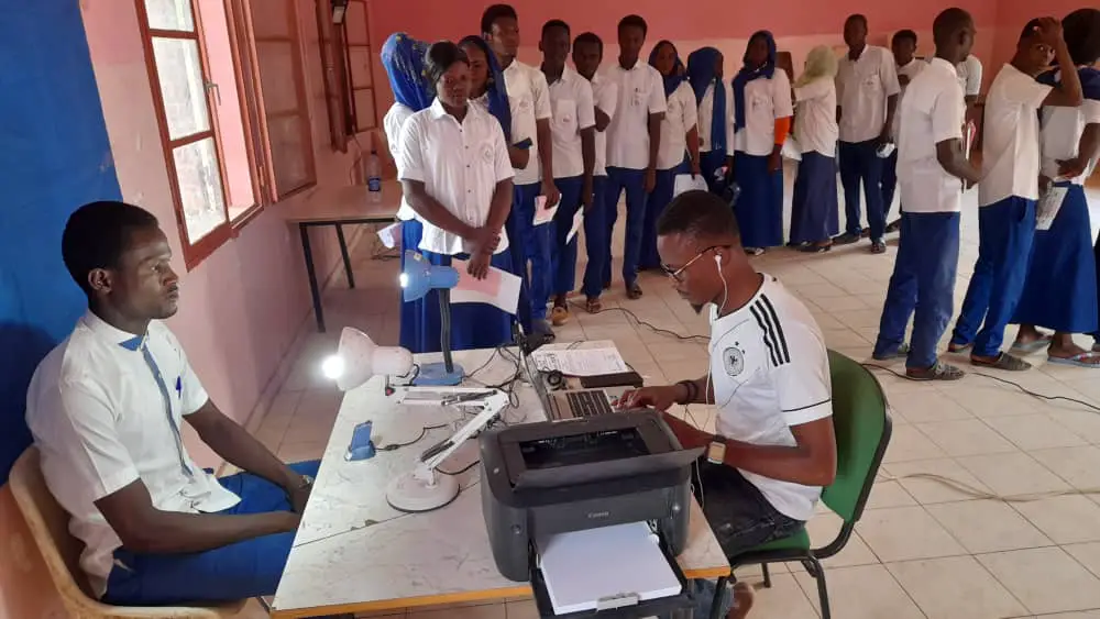 Tchad : lancement de l’enrôlement biométrique pour le baccalauréat 2022 à Ati