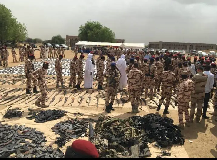 Tchad : la Commission mixte de désarmement présente 1081 armes saisies