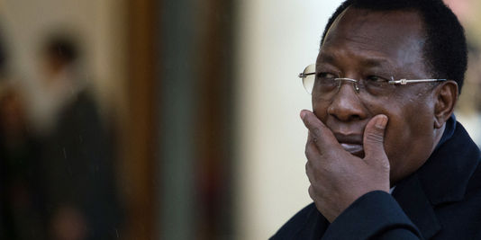 Le président tchadien Idriss Déby à Paris, le 2 décembre 2012. | AFP/MARTIN BUREAU