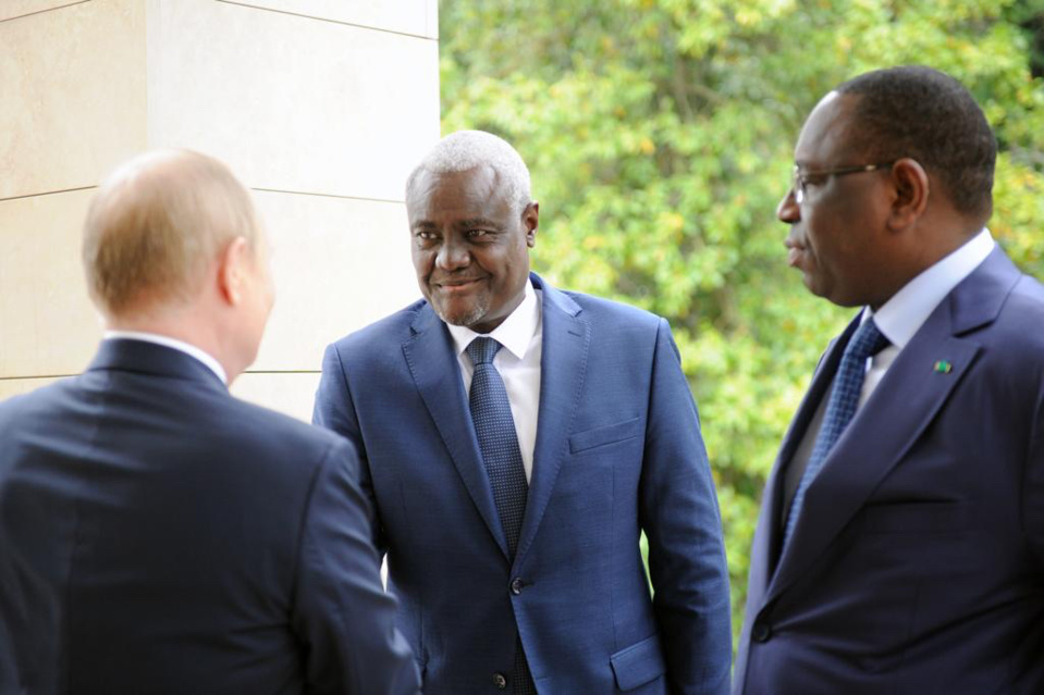 Russie : le plaidoyer de Sall et Faki auprès de Poutine