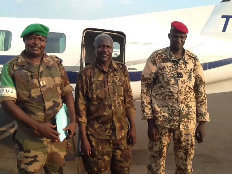 Centrafrique : Le Général Dhaffane rend visite à ses troupes