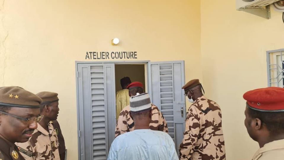 Tchad : la garde nomade réceptionne des nouveaux bâtiments. © Min.Administration