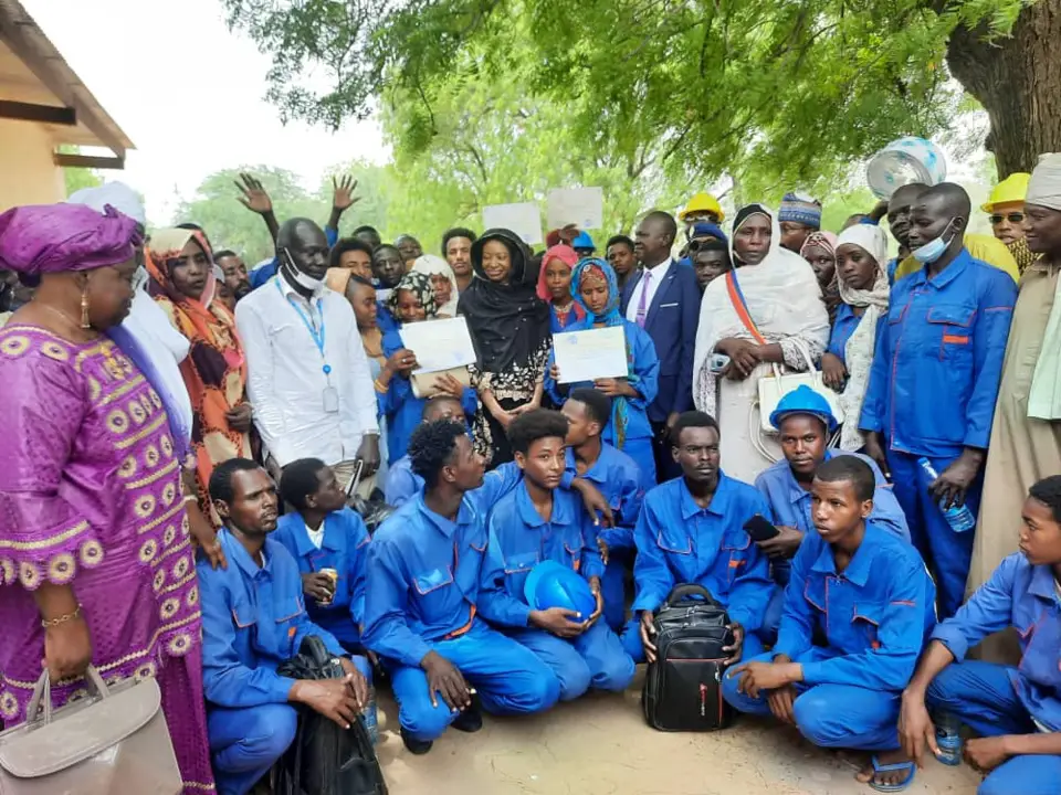 Tchad : 75 jeunes dont 17 filles bénéficient d'une formation professionnelle au Batha