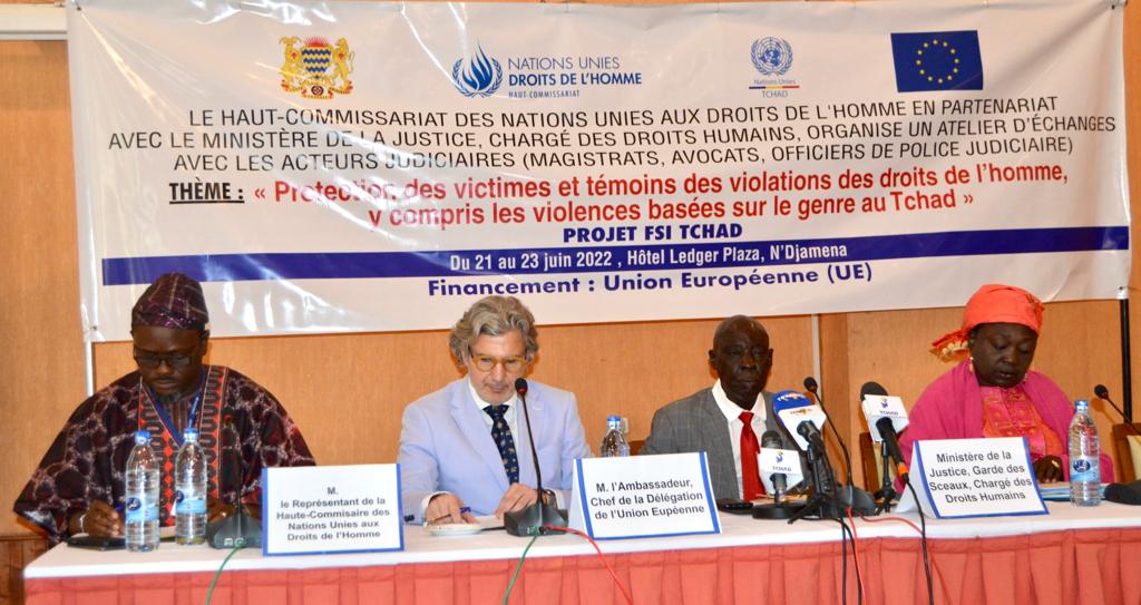 Tchad : le HCNDH renforce les acteurs judiciaires sur la protection des victimes et témoins Tchad : le HCNDH renforce les acteurs judiciaires sur la protection des victimes et témoins