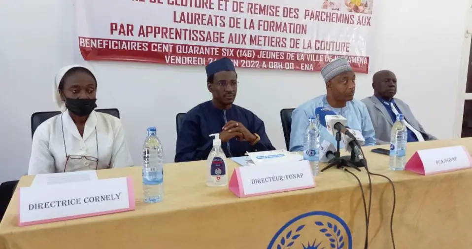 Tchad : le FONAP et ses partenaires forment 146 jeunes aux métiers de la couture