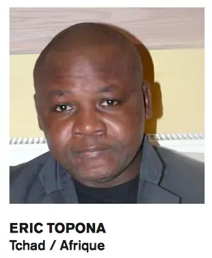 Le journaliste tchadien Eric Topona.