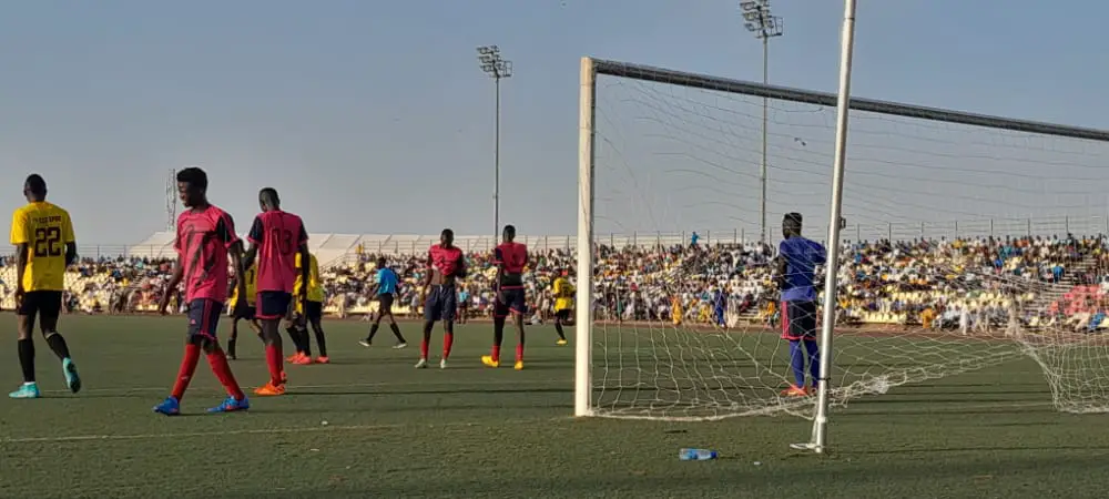 Tchad : Experience FC de Bongor s'incline 7-1 face à Elect-Sport. © Abakar Adoum N'gaye/Alwihda Info