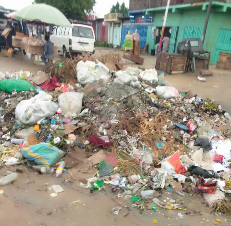 Tchad : des tas d’ordures sur la voie publique au marché de Dembé