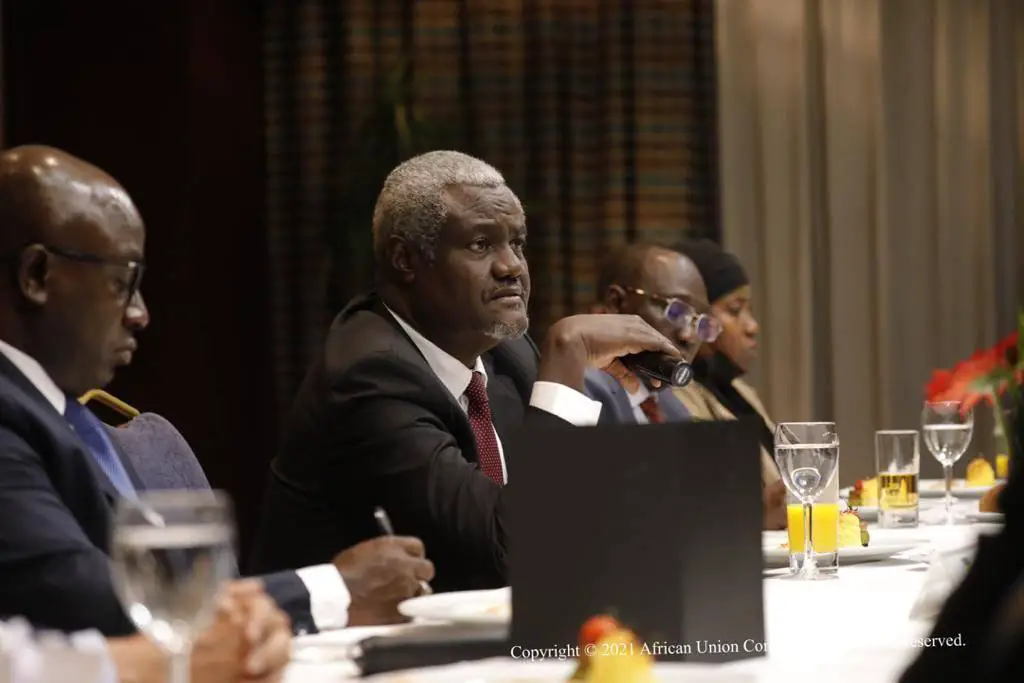 Le président de la Commission de l'Union Africaine, Moussa Faki Mahamat. © CUA