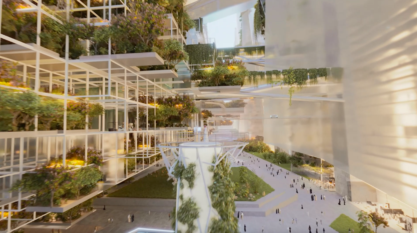 L'Arabie saoudite dévoile les plans de la ville du futur "The line" pour sa vision 2030. L'Arabie saoudite dévoile les plans de la ville du futur "The line" pour sa vision 2030.