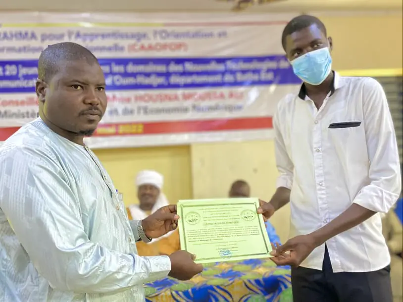 Tchad : 50 élèves d'Oum Hadjer formés en informatique pour lutter contre le chômage