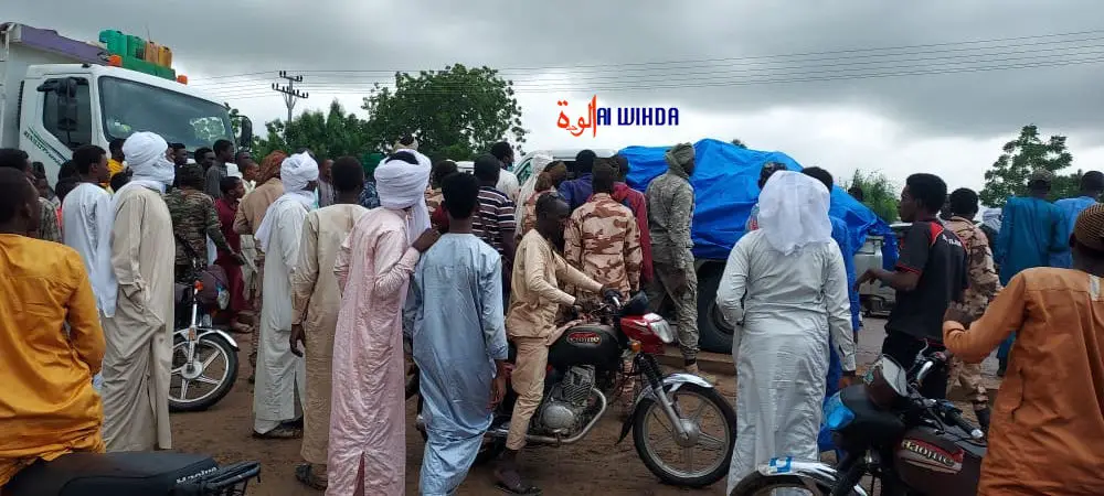 Tchad : menacés de mort, des douaniers abandonnent une marchandise suspecte. © Alwihda Info