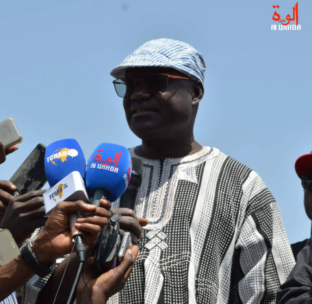 Le leader du parti Les Démocrates, Pr. Avocksouma Djona. © Malick Mahamat/Alwihda Info