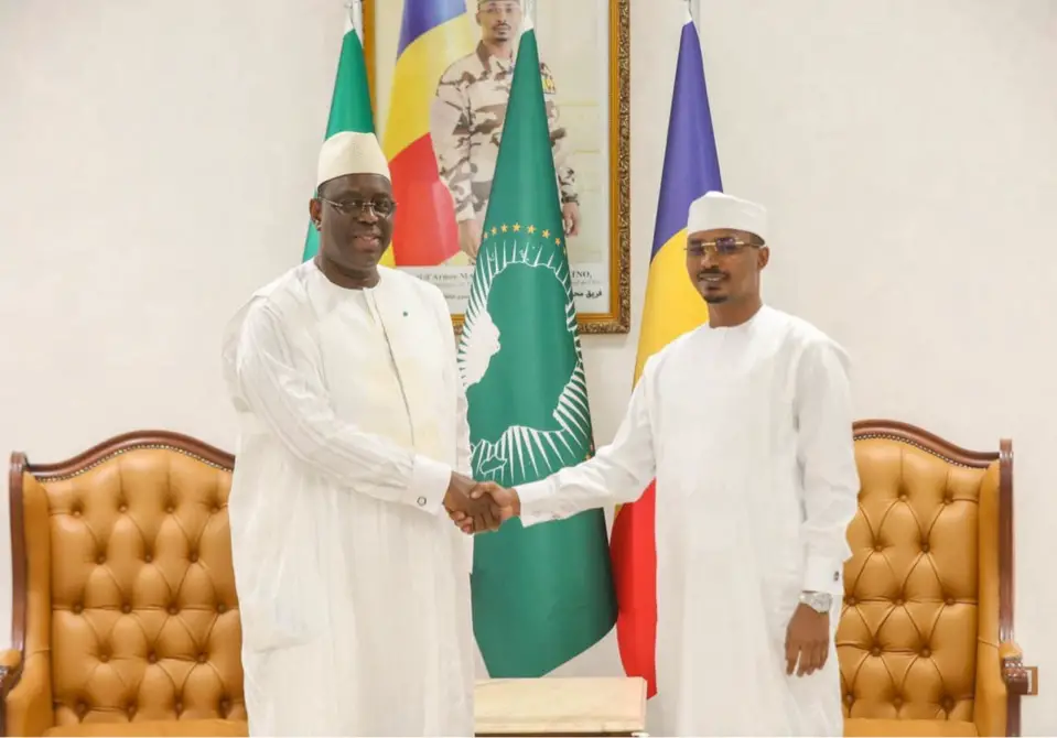 Macky Sall et Mahamat Idriss Deby. © Présidence Sénégal