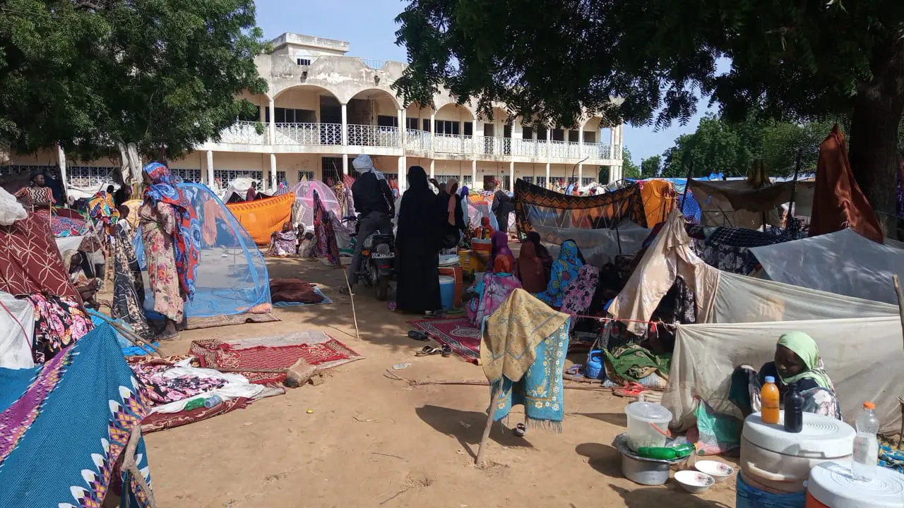 Tchad : le lycée de Walia se transforme en camp de sinistrés