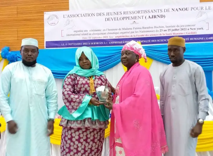 Tchad : les ressortissants de Nanou honorent Fatima Baradine Hachim, lauréate d'un concours